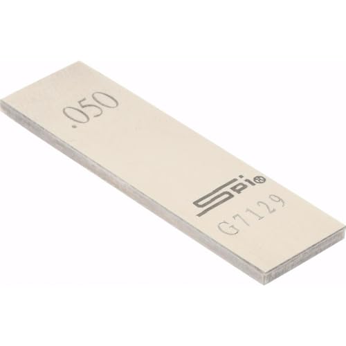 SPI Rectangle Steel Gage Block, 0.05 Inch, Grade 0, NIST Certified