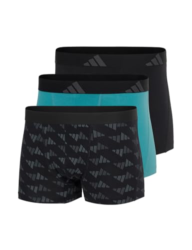 Adidas calzoncillos tipo bóxer de algodón cómodos para el día a día pack de 3 talla S a 3XL