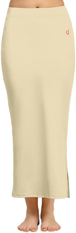 TRENDMALLS Women's Polyester Spandex Stretchable Straight Saree Shapewear Petticoat for Women, Cotton Blended, Skirts for Women, Saree Shaper