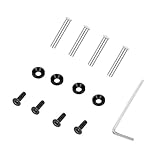 Confezione da 4 viti per ventola del computer Set completo di dadi per scheda video PC raffreddamento radiatore vite computer