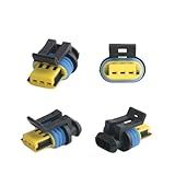 Connecteur femelle de câble étanche en plastique, 5/10/20/50/100, 3 broches, 15368586 D-E/P-HI, 1.5mm, avec joint de Terminal en caoutchouc