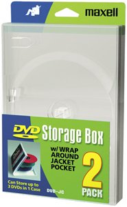 MAXELL DVD-JC DVD Jewel Cases - 2-Pack