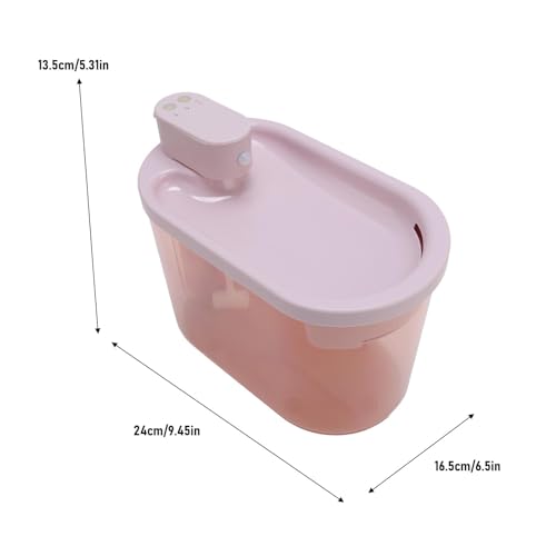 Fuente de Agua Automática para Gatos 2.2L Rojo miniatura 4