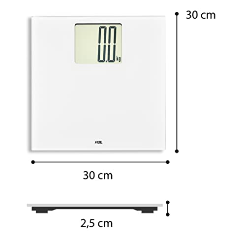 Digitale Personenwaage ADE mit XXL Display und präziser Gewichtsanzeige