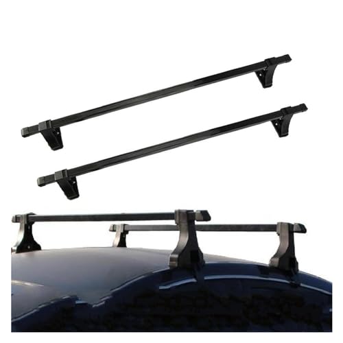 Barras Transversales 1 Par De Barras Cruzadas Para Techo De Coche De 48 Pulgadas, Barras Cruzadas Para Techo De 48 Pulgadas, Portaequipajes Para Techo, Riel De Techo De 35KG/75LBS Para Coche/camión/SU