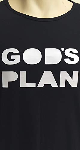 CAMISETA DRY FIT POLIAMIDA PRETA GOD'S PLAN (P)