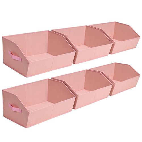 Homsorout Closet Baskets for Shelves Trapezoid - Decorative Storage Baskets
