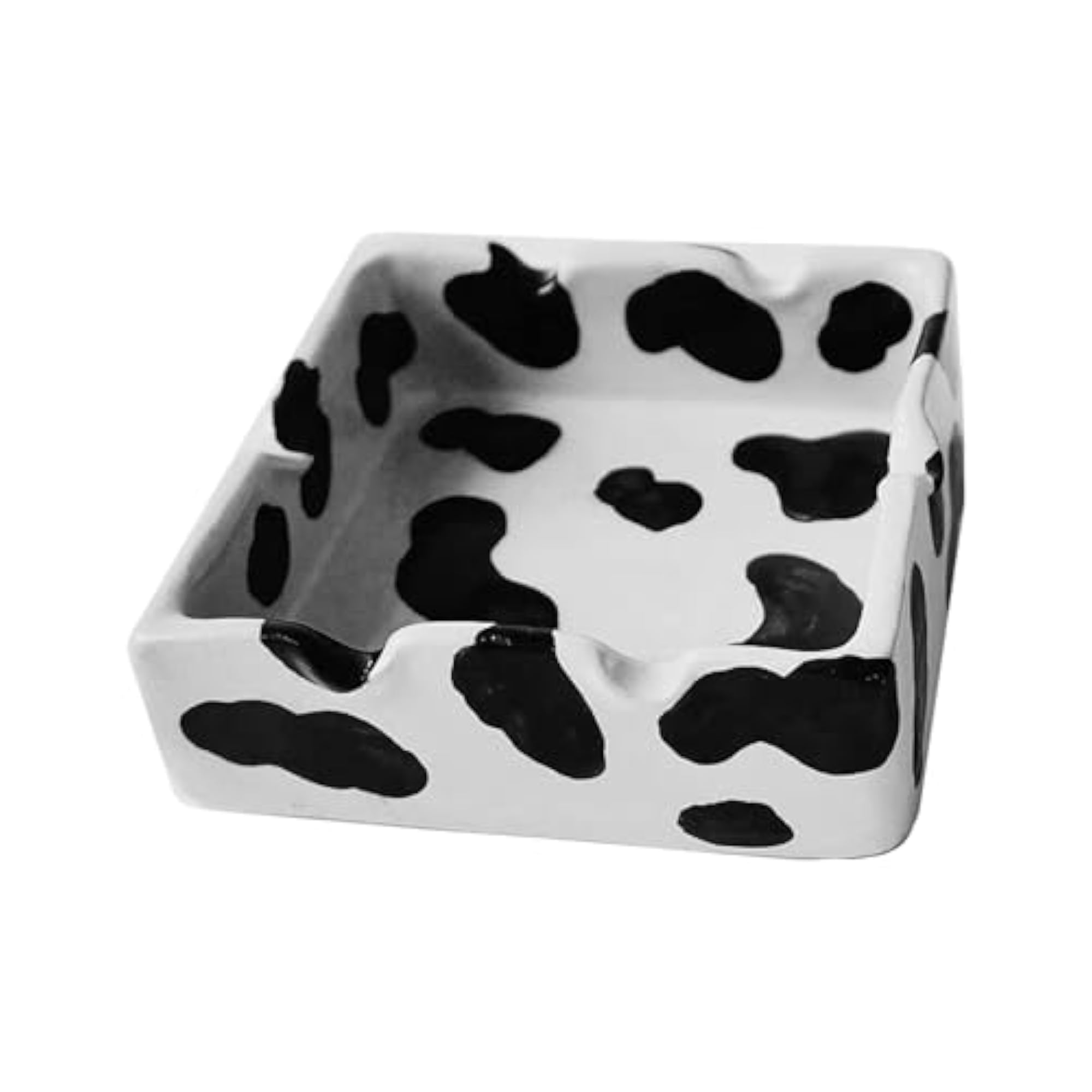 Silicone Cow Pattern Print Ashtray