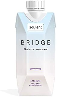 Soylent Bridge Chocolate Plant Protein Nutrition Shake, 11 oz (Pack of 12)