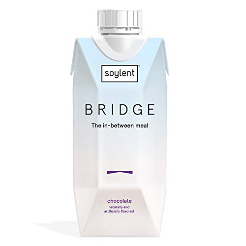 Soylent Bridge Chocolate Plant Protein Nutrition Shake, 11 oz (Pack of 12)