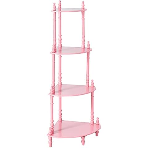 Frenchi Furniture Shelf, Pink 14.2"D x 8"W x 50"H Cover