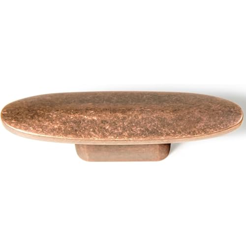 Goo-Ki 6 Pack Antique Copper Drawer Knobs - 3" Full