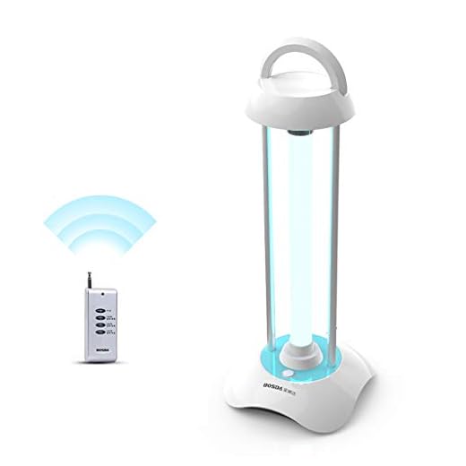 UV ozonsteriliseringslampa 38 W och fjärrkontroll, ljus ultraviolett germicid ljus luftsterilisering, bakteriella dammkvalster bakterier UV-ljus. (med ozon)