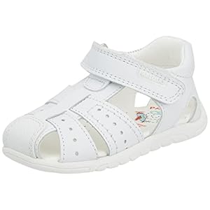 Pablosky 009900 Sandalen met hielen, uniseks, baby, wit, 19 EU