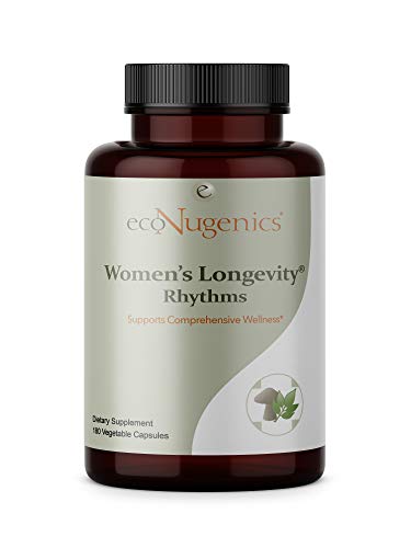 ecoNugenics – Women’s Longevity Rhythms – 180 Capsules – Supports Daily Wellness of Pre-Menopausal Women – Comprehensive Blend of 37 Herbs, Vitamins, Minerals & Antioxidants – Safe & Natural ecoNugenics – Women’s Longevity Rhythms – 180 Capsules – Supports Daily Wellness of Pre-Menopausal Women – Comprehensive Blend of 37 Herbs, Vitamins, Minerals & Antioxidants – Safe & Natural