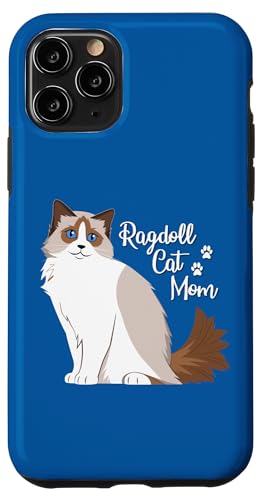 Womens Girls Cute Funny Ragdoll Cat Mom Lover �X�}�z�P�[�X iPhone 11 Pro �p