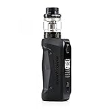 Geekvape Aegis SOLO Kit 100W Cerberus Serbatoio 5.5ml Maglia X2 con bobina 0.3ohm 100% originale Senza nicotina Kit sigaretta elettronica(Nero)