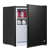 HCK 冷蔵庫 小型 冷凍庫付き 34L セカンド冷蔵庫 右開き 1ドア -18〜10℃ 家庭用 静音 省エネ コンパクト ドリンク用 1人暮らし 寮 寝室 オフィス 卓上 スリム BC-46D