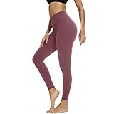 Leggings suaves para mujer, a prueba de sentadillas, sin transparencia, cintura alta, control de abdomen, pantalones de yoga