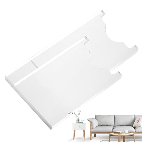 Protector de pared transparente para sofá y espaciador acrílico de muebles 2