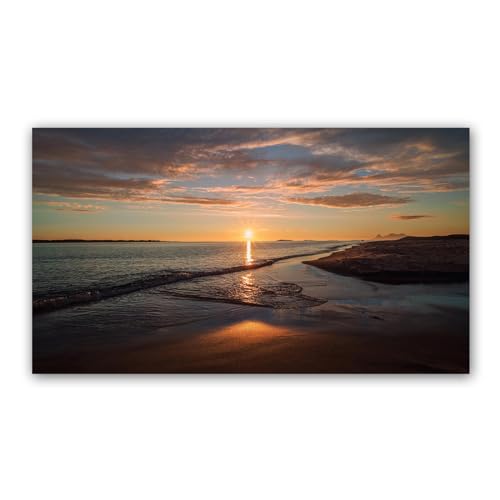 Tableaux pour la Mur de Salon Évasion : Douceur d'un Coucher de Soleil