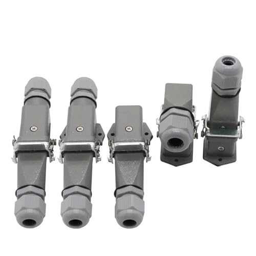 Prise d'aviation HDC-HA connecteur rectangulaire robuste 8 broches 250V