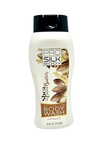 FC Pro Silk Body Moisturizing Body Wash with Shea and Cocoa Butter, Vitamin E, 24 Fl Oz