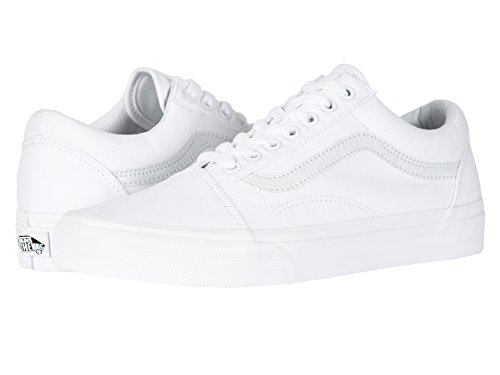Vans Classic Old Skool True White Size 8.5 Women/ 7 Men