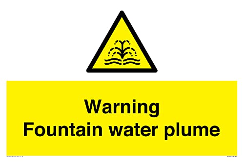 Panneau d'avertissement type plume d'eau format 600x400 mm A2L