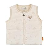 Steiff Weste EU Größe 74 buttercream, Kinderweste für jeden Anlass, Outdoor Weste, Übergangsjacke, weich und bequem, waschmaschinenfest