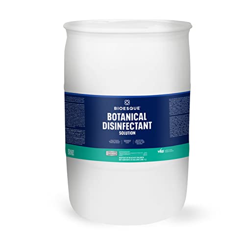 Bioesque Botanical Disinfectant Solution, Heavy Duty Broad-Spectrum Disinfectant, Kills 99.9% Of Bacteria, Viruses*, Fungi, & Molds, 55 Gallon (Pack Of 1) #TOP13