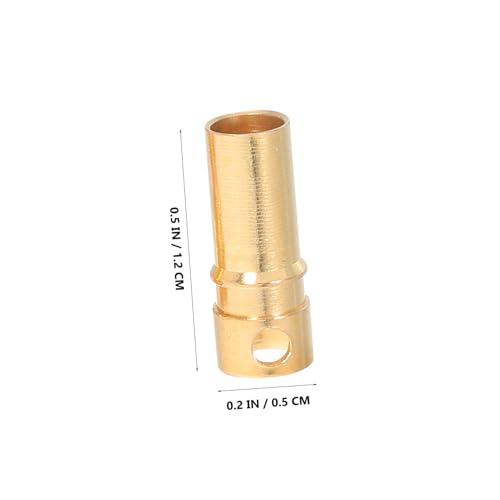 Conectores de motor conector banana Yardwe kit macho hembra para repuestos de drones RC 2