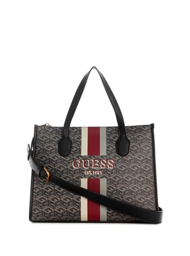 Image of GUESS Women's Printed Tote Bag| Ladies Purse Handbags | Gift For Ladies