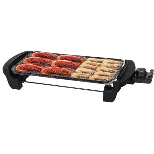 Suinga Plancha à rôtir avec revêtement en granit anti-adhésif Surface de cuisson 40 x 20 cm Température réglable 80-230° Puissance 1400-1600W