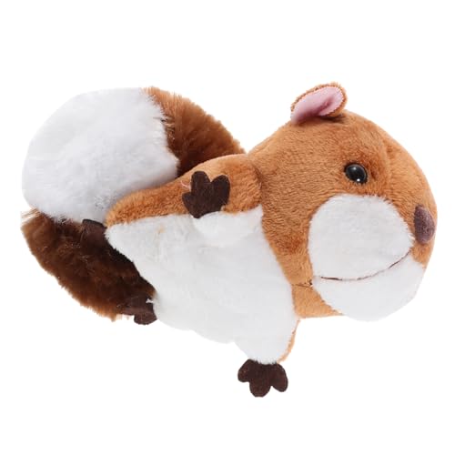 [LIGIGWASH] ぬいぐるみリスキーホルダー 軽量コンパクト バッグや鍵に おちゃリスデザイン 可愛い動物ペンダント レディース用装飾アイテム