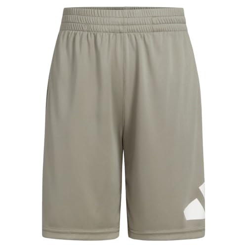 adidas Boys' Big Aeroready Elastic Waistband Essential Woven Sportswear Shorts