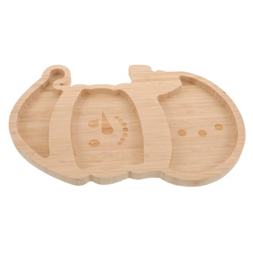 TOPBATHY Tagliere a Forma di Pupazzo di Vassoio da Portata per Feste Piatto in Legno Vassoio per Antipasti Natalizi Decorazione di Tavola per Snack e Dolci