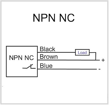 SN04-N2 NPN NC Inductive Proximity Sensor Normally Close Detection Approach Switch with SN Bracket (Blue, 2 Pack)