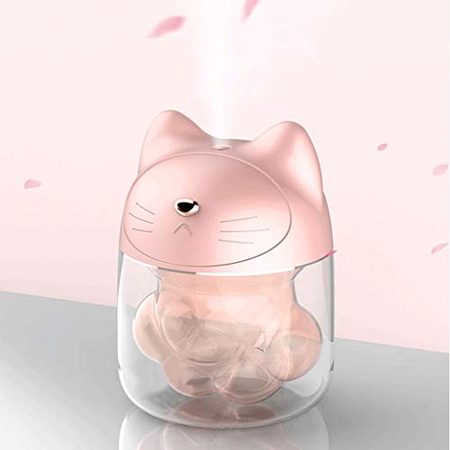 gbgymjm Humidificadores Humidificador de Garra de Gato Lindo Mini USB Mute Dormitorio Purificador de Aire Cuidado de la Piel Hidratante Artefacto Oficina Coche Humidifi portátil Cover