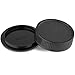 Screw Mount Camera Body Cap and Rear Lens Cap Cover Kit,fits All M42(42mm) Screw Mount Cameras and Lens,Plastic Lens Rear Covers Camera Sensor Cap