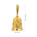 NUOBESTY Vintage Handheld Service Bell Metal Design for Restaurants Bars and Home Decor Sound Ergonomic Grip for Announcements and Games