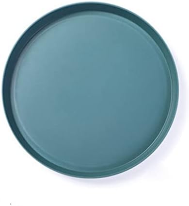 FMURY Nordic Dinner Plate Cheese Cutting Board Decorative Round Pastry Plate Serving Tray for Candy Trinket Food Fruit Sundries Decor(E) image 2