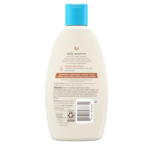 Aveeno Baby Wash & Shampoo For Hair & Body, Tear-Free, 8 oz.