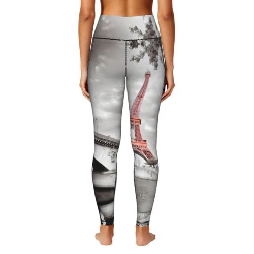 Pantalones de yoga para mujer elásticos suaves leggings cintura alta WBQLSL 4