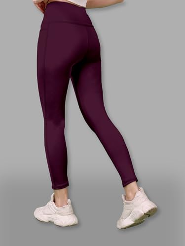 Image of Tight /Pants /Legging with Side Pocket, Stretchy Tights and a high Waist for Women and Girls' use in The Gym,Yoga,Running,Cycling