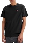 Levi's Men's Ss Original Housemark Tee- Core Chesthit Logo T-Shirt, Stonewashed Black, L