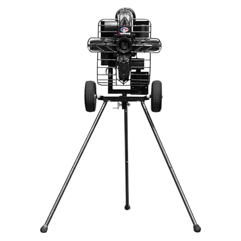 Furlihong 747BH 4-Wheel Baseball Pitching Machine, Adjustable Speed and Angle, Various Pitching Modes, 110MPH Max Speed, for Professional Players and Coaches Cover