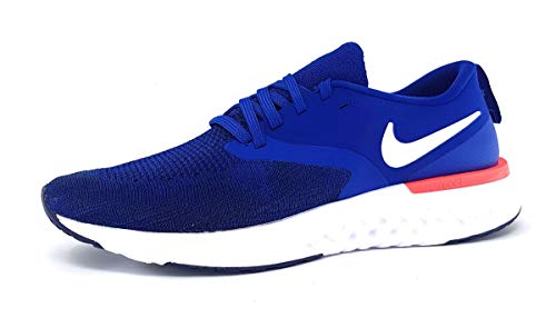Nike Herren Odyssey React 2 Flyknit Laufschuhe, Blau (Indigo Force/White-Blue Void-Orbit 400), 41 EU (7 UK)