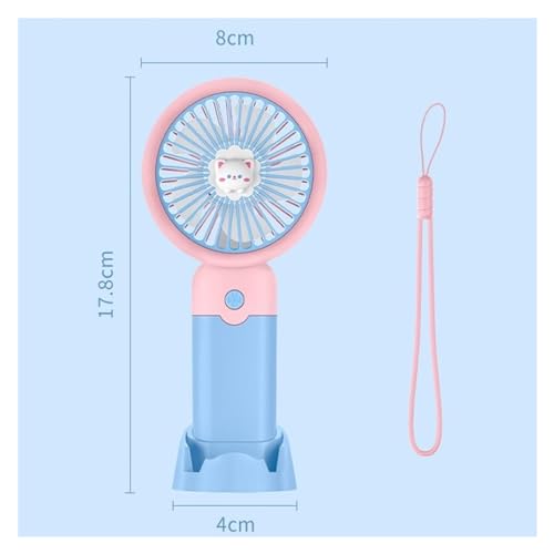 Ventilateur rechargeable USB portable avec systeme de ventilation manuelle performant - 5