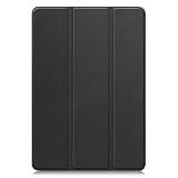 Lenovo Idea Tab Pro ケース マグネット開閉式 スタンド機能付き 三つ折 カバー 薄型 軽量型 スタンド機能 (ブラック, Lenovo Idea Tab Pro)
